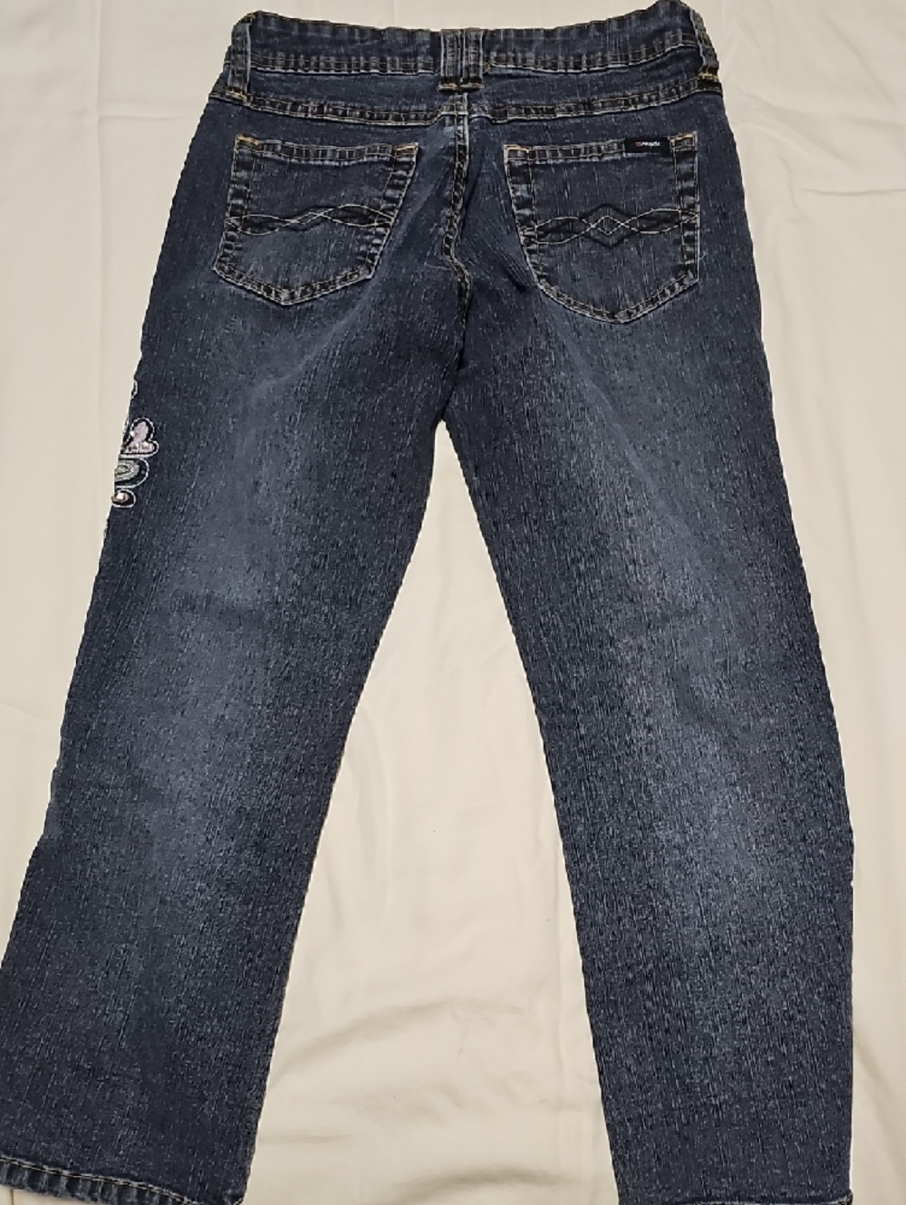Angels Jeans Dark Blue Embellished Flare Jeans - Picture 2 of 3